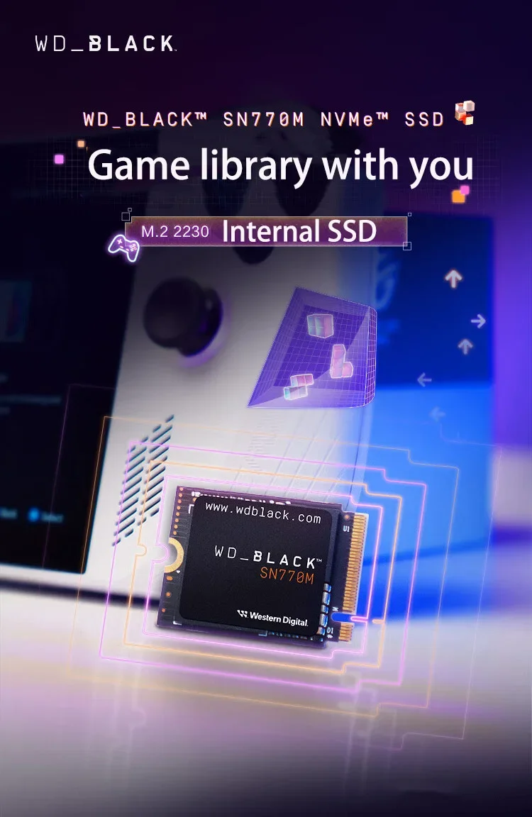 وحدة تخزين SSD Western Digital WD_BLACK SN770M بسعة 2TB من نوع M.2 2230 NVMe - Image 14