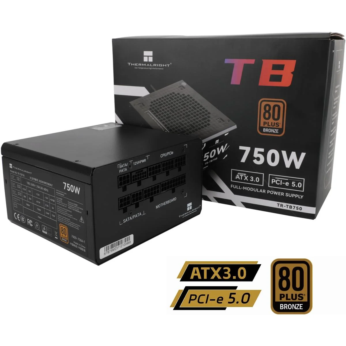 Thermalright TB-750 750W 80 Plus Bronze ATX 3.1 Power Supply