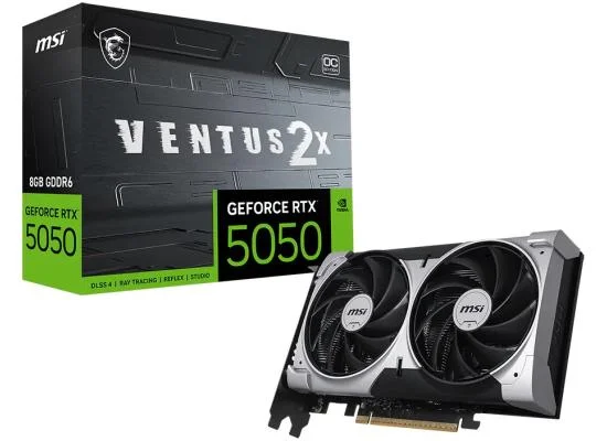كرت شاشة MSI GeForce RTX 5050 VENTUS 2X OC بسعة 8GB GDDR6 - Image 3