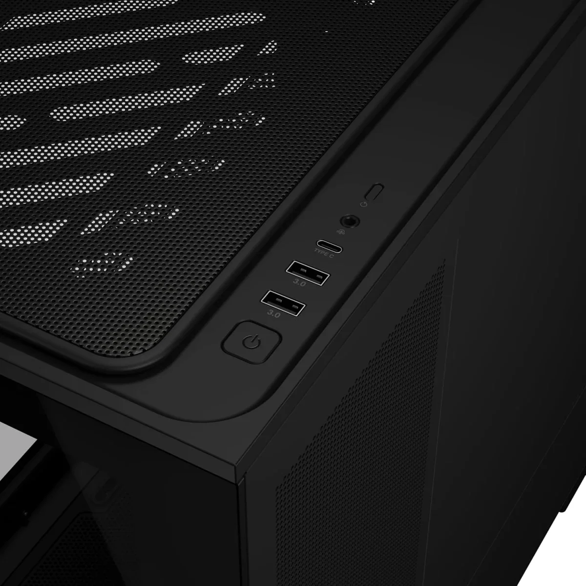 Asus Prime AP202 ARGB Black Micro-ATX PC Case with Curved Tempered Glass and 3 ARGB Fans - Image 7