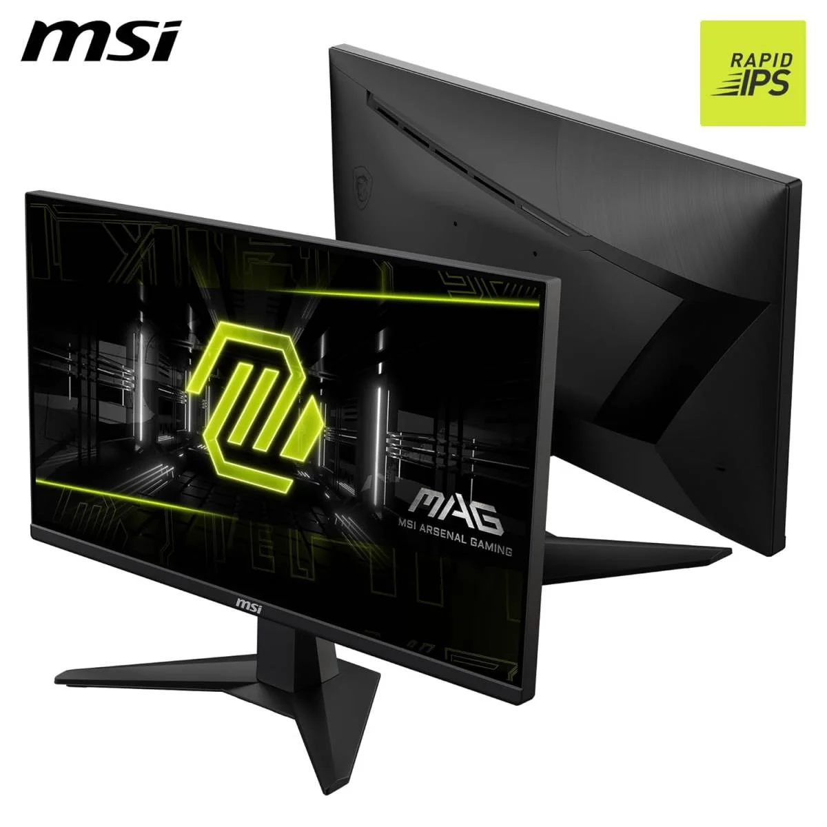 MSI MAG 255XF 24.5-Inch FHD Gaming Monitor, 1920 x 1080 Rapid IPS, 300Hz, 0.5ms GtG Min., 120% sRGB, HDR Ready, Frameless, DisplayPort 1.4a, HDMI 2.0b FHD@240Hz, 3-Year Warranty - Image 2