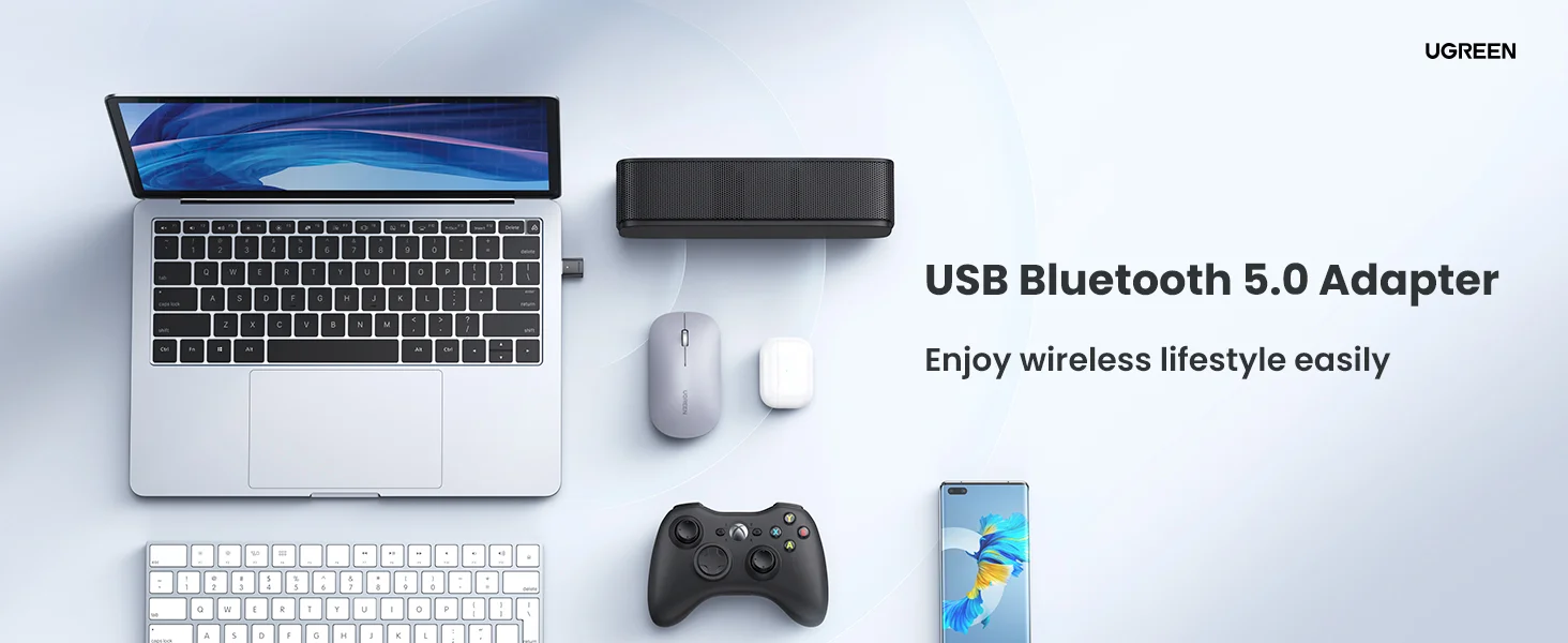 Ugreen 80890 USB Bluetooth 5.0 Adapter for PC - Thumbnail 22