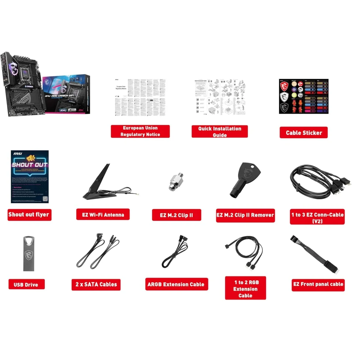 لوحة أم MSI MPG Z890 Carbon Wi-Fi بمقبس LGA 1851 وحجم ATX - Image 6