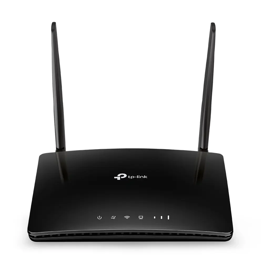 راوتر TP-LINK TL-MR6400 لاسلكي N بسرعة 300Mbps يدعم 4G LTE مع مودم 4G مدمج