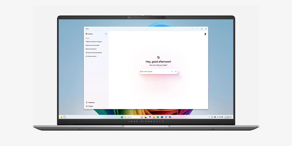 لابتوب Asus Vivobook S 15 S5507QA مقاس 15.6 إنش 3K OLED 120Hz بمعالج Snapdragon X Elite وذاكرة 32GB وسعة 1TB SSD - Cool Silver - Image 25