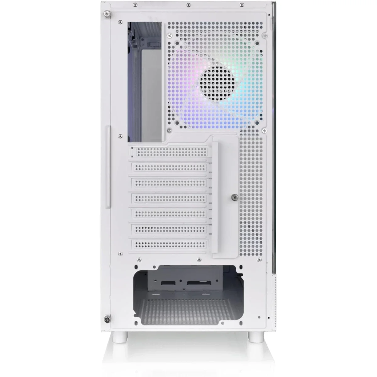 Thermaltake View 270 TG Mid-Tower PC Case with 1x CT140 ARGB Fan, 360mm Radiator Support, Tempered Glass - White - Image 5