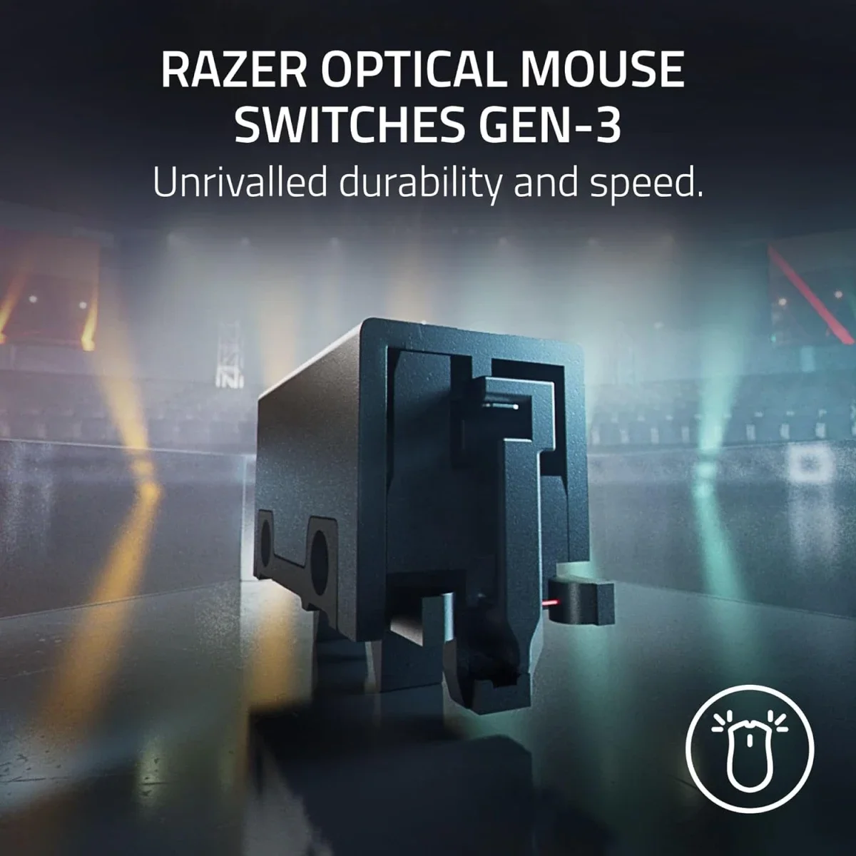 Razer DeathAdder V3 HyperSpeed Wireless Gaming Mouse, 55g, 26K DPI, Black - Thumbnail 8