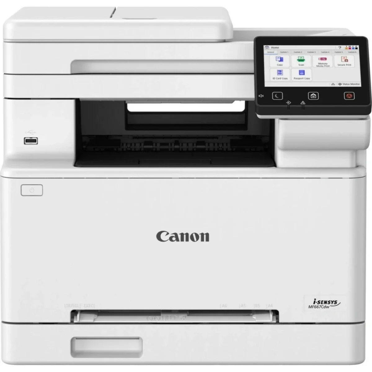 Canon i-SENSYS MF667CDW Wireless 4-in-1 Color Laser Multifunction Printer 25 PPM