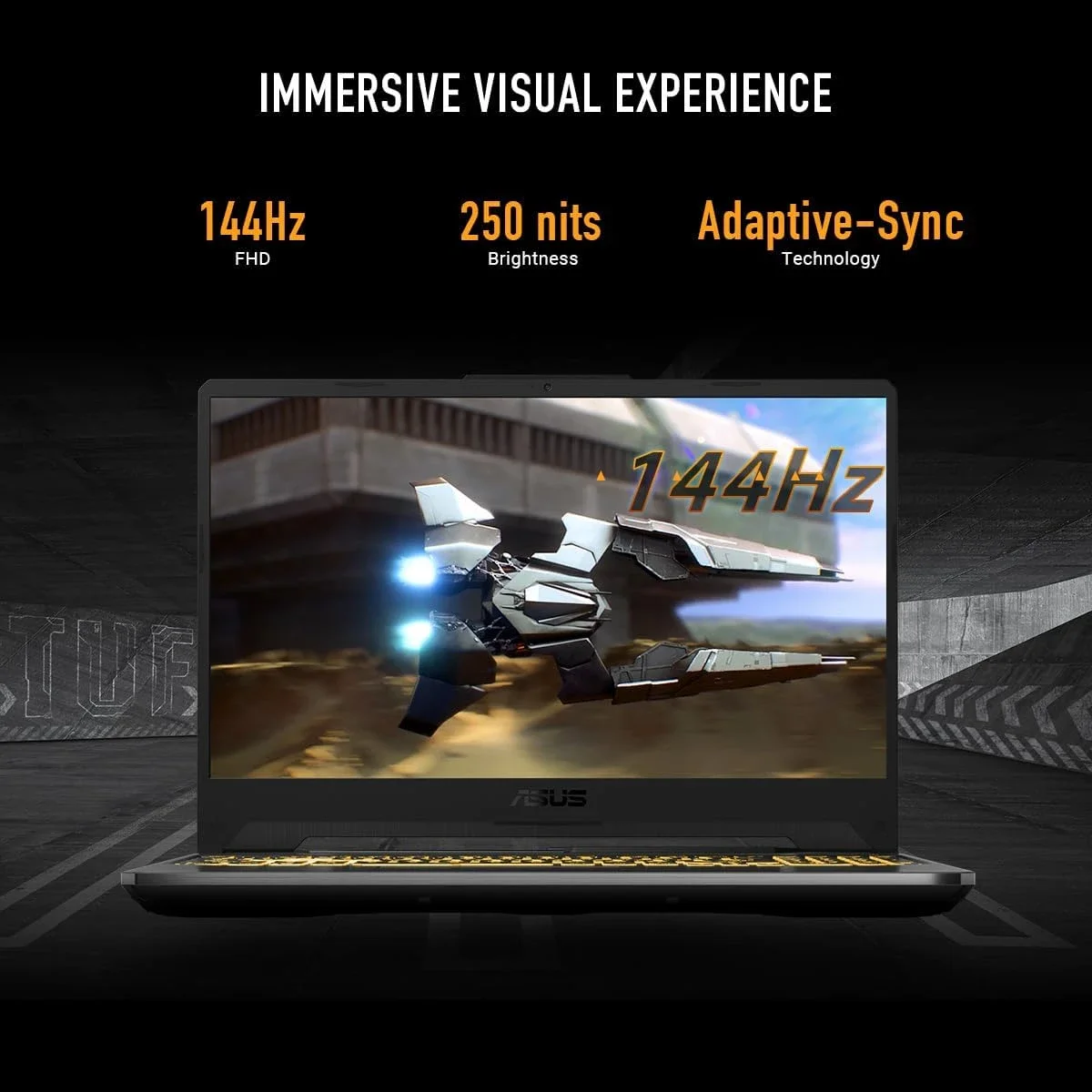 Asus TUF Gaming A15 FA506NCQ 15.6-inch FHD 144Hz Gaming Laptop Ryzen 7 170 RTX 3050 16GB RAM 512GB SSD Graphite Black - Thumbnail 2