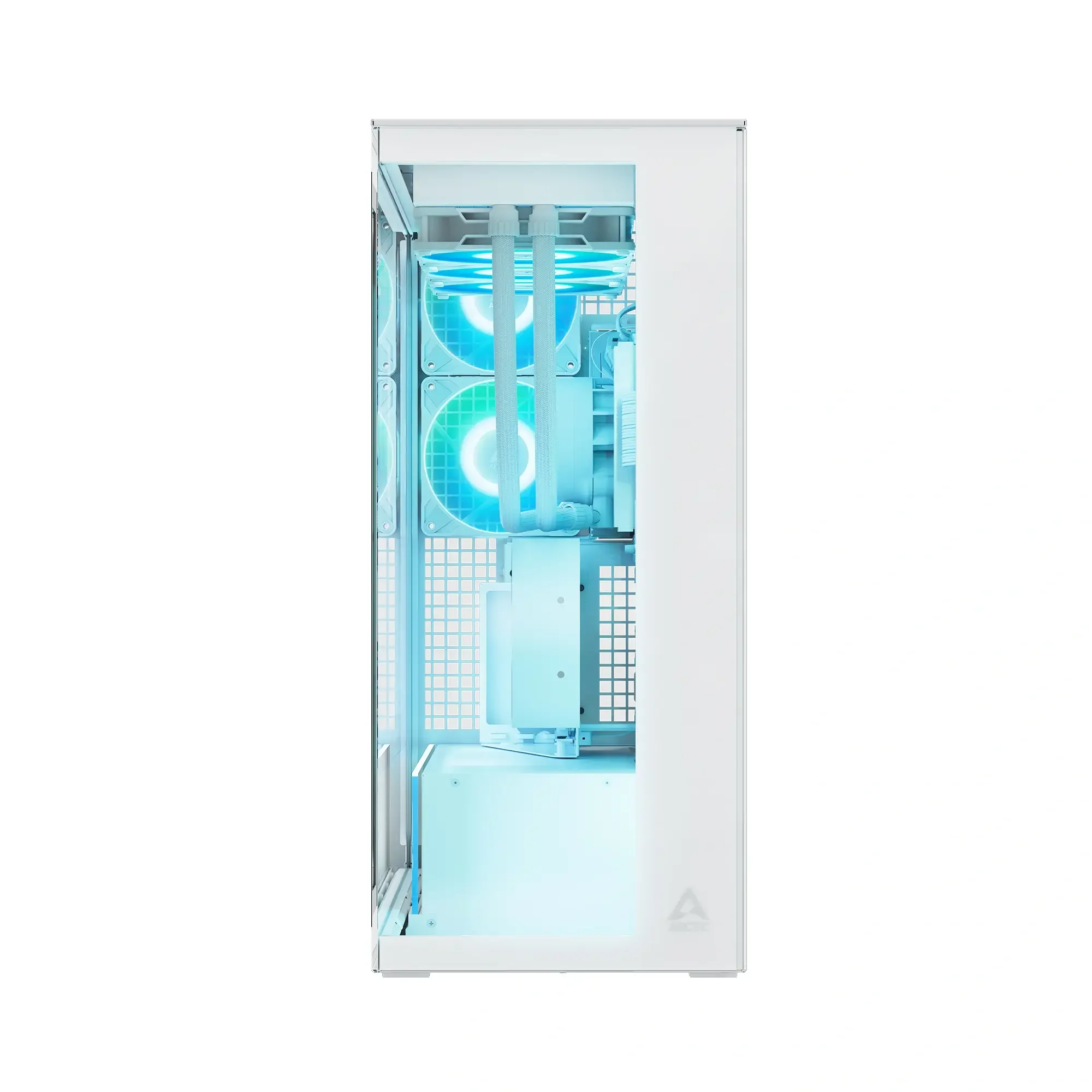 ARCTIC Xtender VG White Clear Glass Premium E-ATX PC Gaming Case - Thumbnail 2