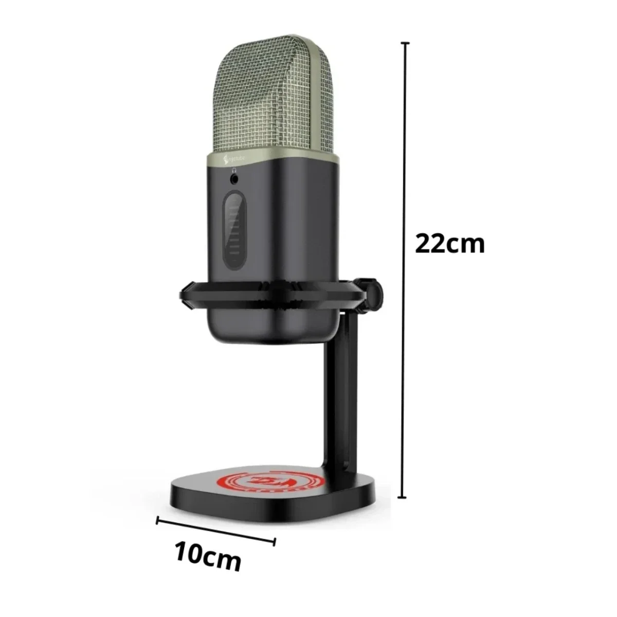 ميكروفون ألعاب Redragon GM305 Echowave سلكي USB بإضاءة RGB - Image 3