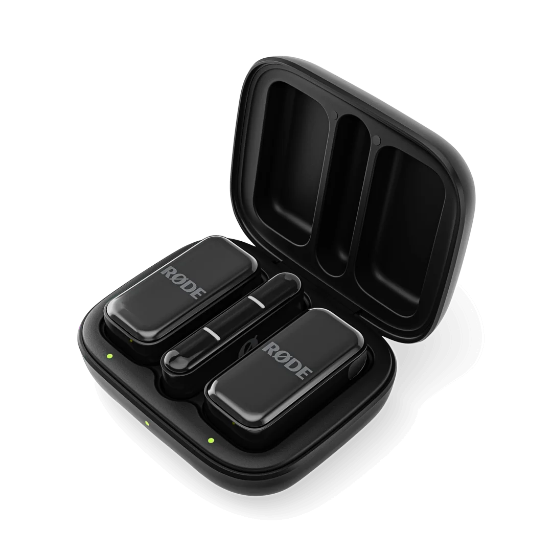 ميكروفون لاسلكي RØDE Wireless Micro USB-C صغير مع ميكروفونين وعلبة شحن - أسود - Image 16