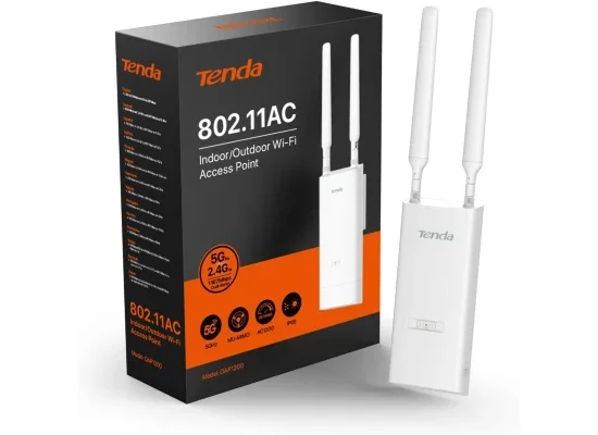نقطة وصول Wi‑Fi داخلية/خارجية مزدوجة النطاق Tenda OAP1200 AC1200 - Thumbnail 9