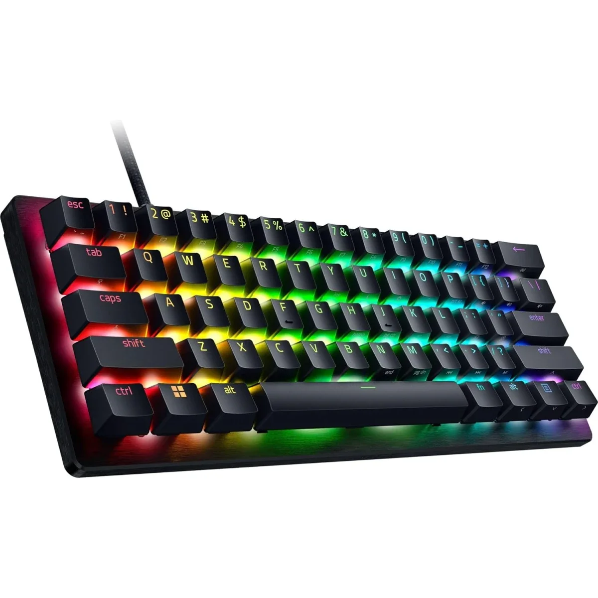كيبورد ألعاب Razer Huntsman V3 Pro Mini بحجم 60% مع سويتشات أنالوج أوبتيكال - أسود - Thumbnail 3