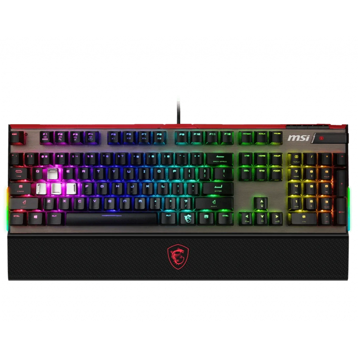 MSI VIGOR GK80 Cherry MX Red RGB Mechanical Gaming Keyboard - Thumbnail 3