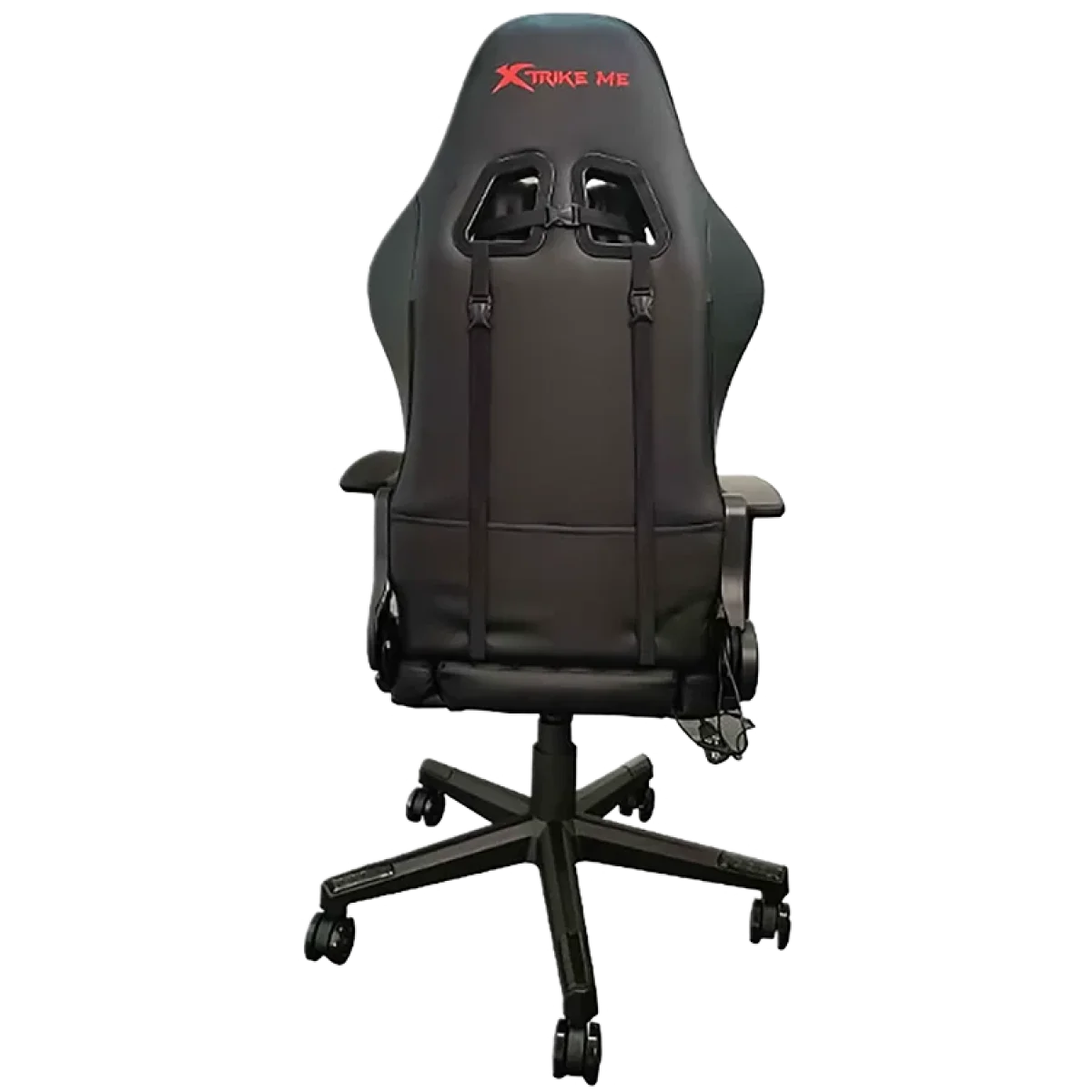 كرسي ألعاب مريح XTRIKE ME GC-907 بإضاءة RGB ومسند ذراع 3D وظهر قابل للإمالة 135° أسود - Image 5