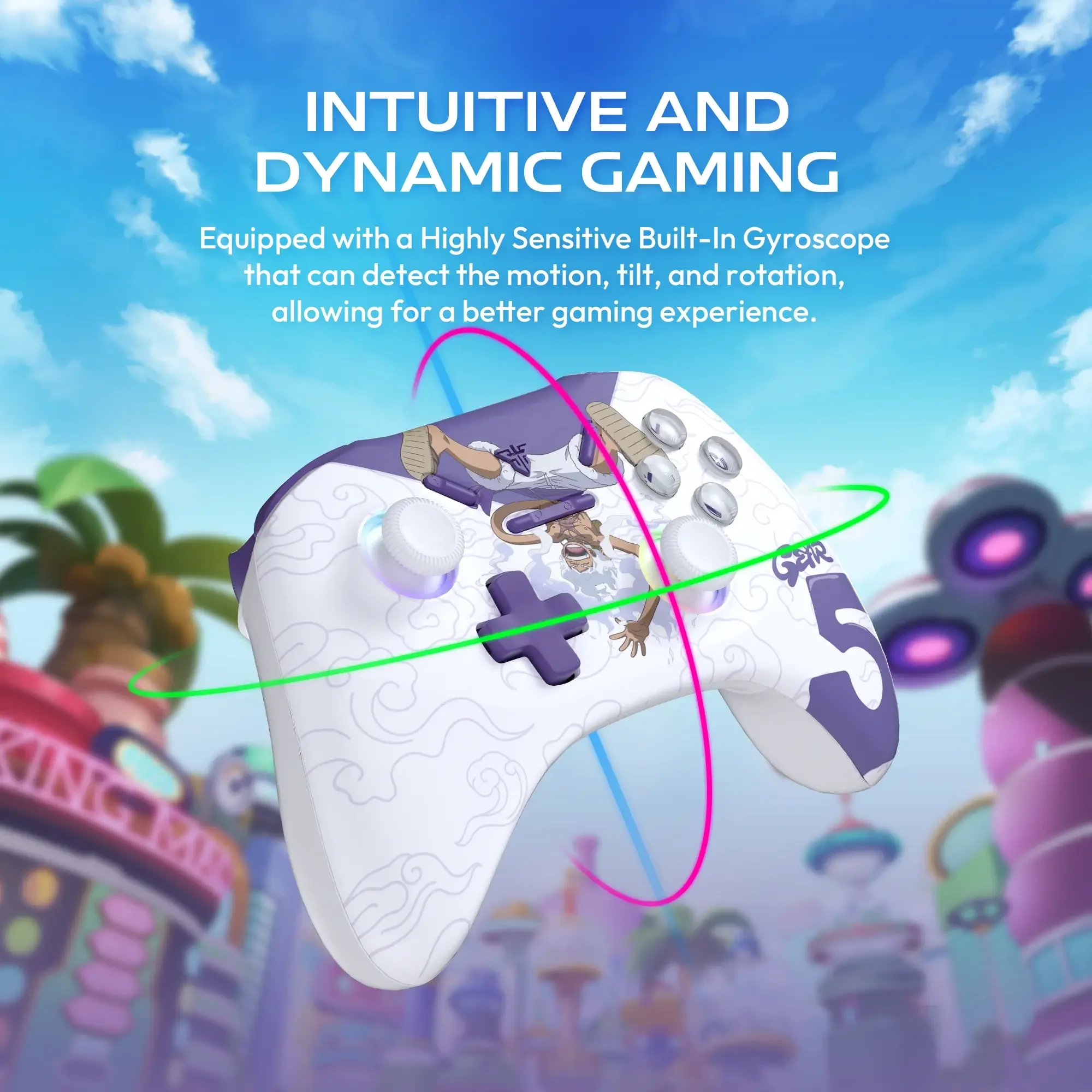 Fantech EOS II PRO WGP15V2A One Piece Gear5 Egghead Edition Wireless Gamepad - Thumbnail 7