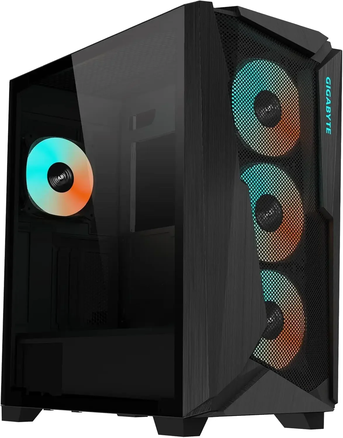 GIGABYTE C301G V2 Glass Mid-Tower ARGB Gaming Case Black