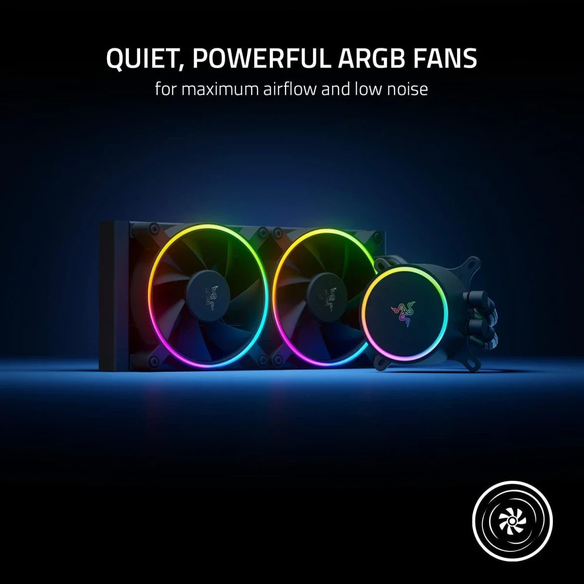 Razer Hanbo Chroma 240mm AIO Liquid CPU Cooler with ARGB - Image 4