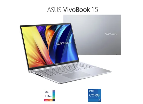 Asus Vivobook 15 A1502VA-BQ1386 Laptop, Intel Core i7-13620H 10C/16T up to 4.9GHz, 16GB DDR4, 512GB PCIe SSD, 15.6-inch FHD IPS Anti-Glare, Wi-Fi 6E, Cool Silver - Thumbnail 5