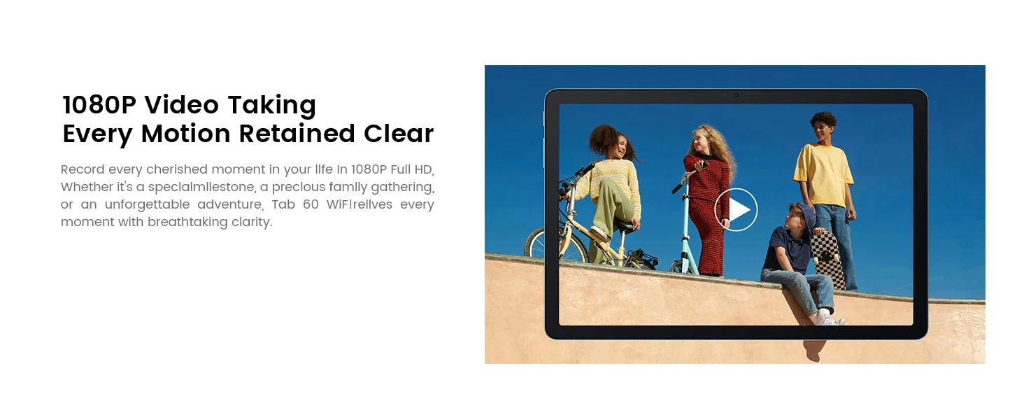 تابلت BlackView Tab 60 WiFi بشاشة 10.1 إنش، Android 14، رام 12GB، سعة 128GB، HD Plus، أزرق مع كيبورد Bluetooth - Image 22