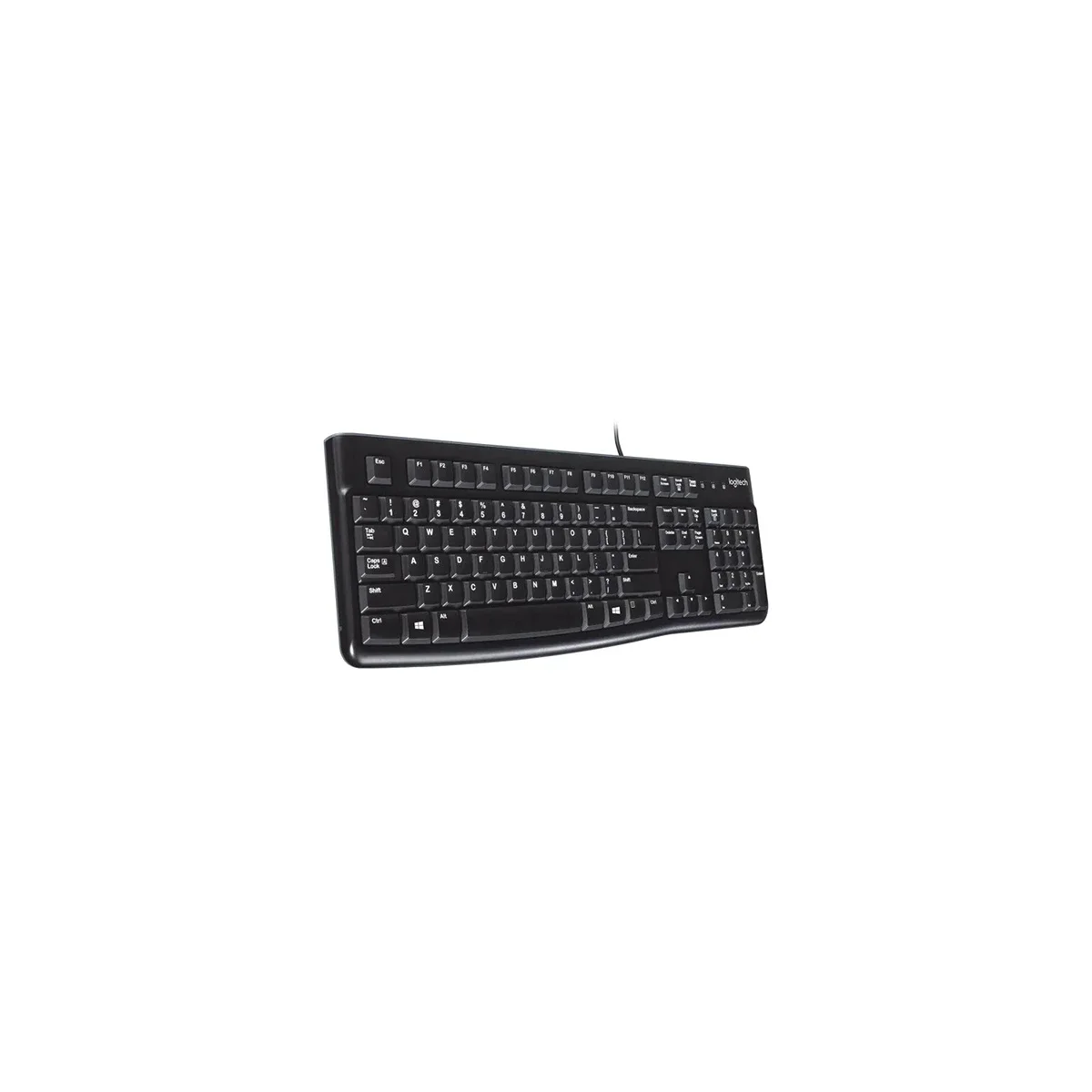 كيبورد Logitech K120 USB سلكي بكتابة هادئة وتصميم مقاوم لانسكاب السوائل - Thumbnail 3