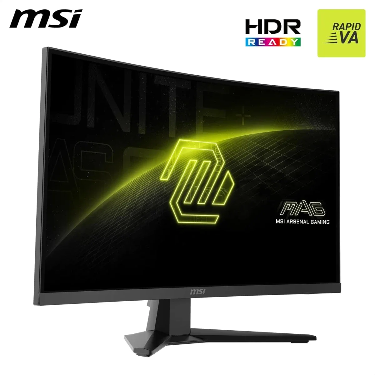 شاشة ألعاب MSI 27 إنش منحنية QHD Rapid VA بتردد 180 هرتز واستجابة 0.5 مللي ثانية MAG 275CQF E18 - Image 3