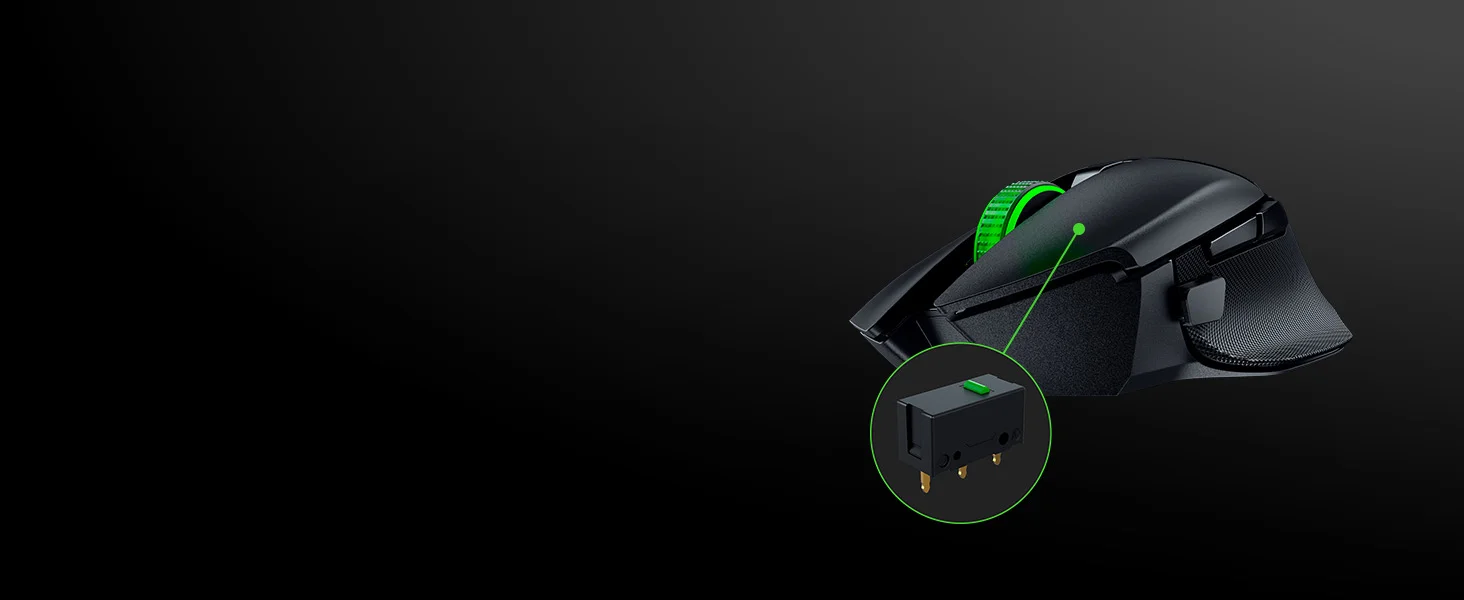ماوس ألعاب Razer Basilisk V3 X HyperSpeed لاسلكي بمستشعر بصري 18K، أبيض - Thumbnail 14