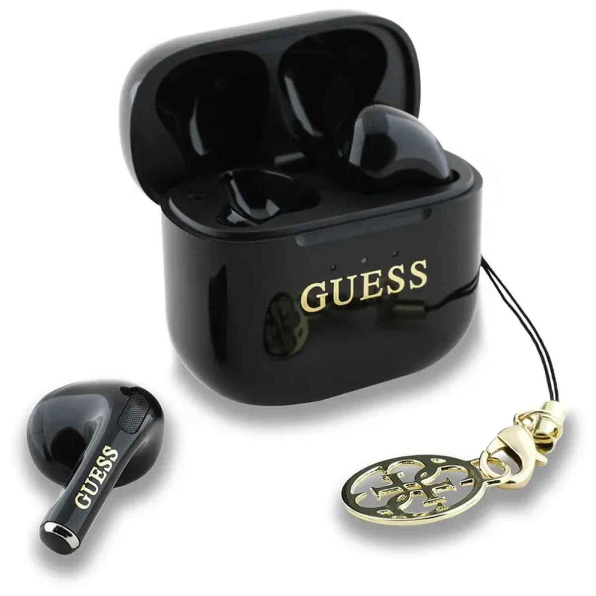 GUESS GUTWSXMCCLK Bluetooth 5.4 TWS Earphones - Black