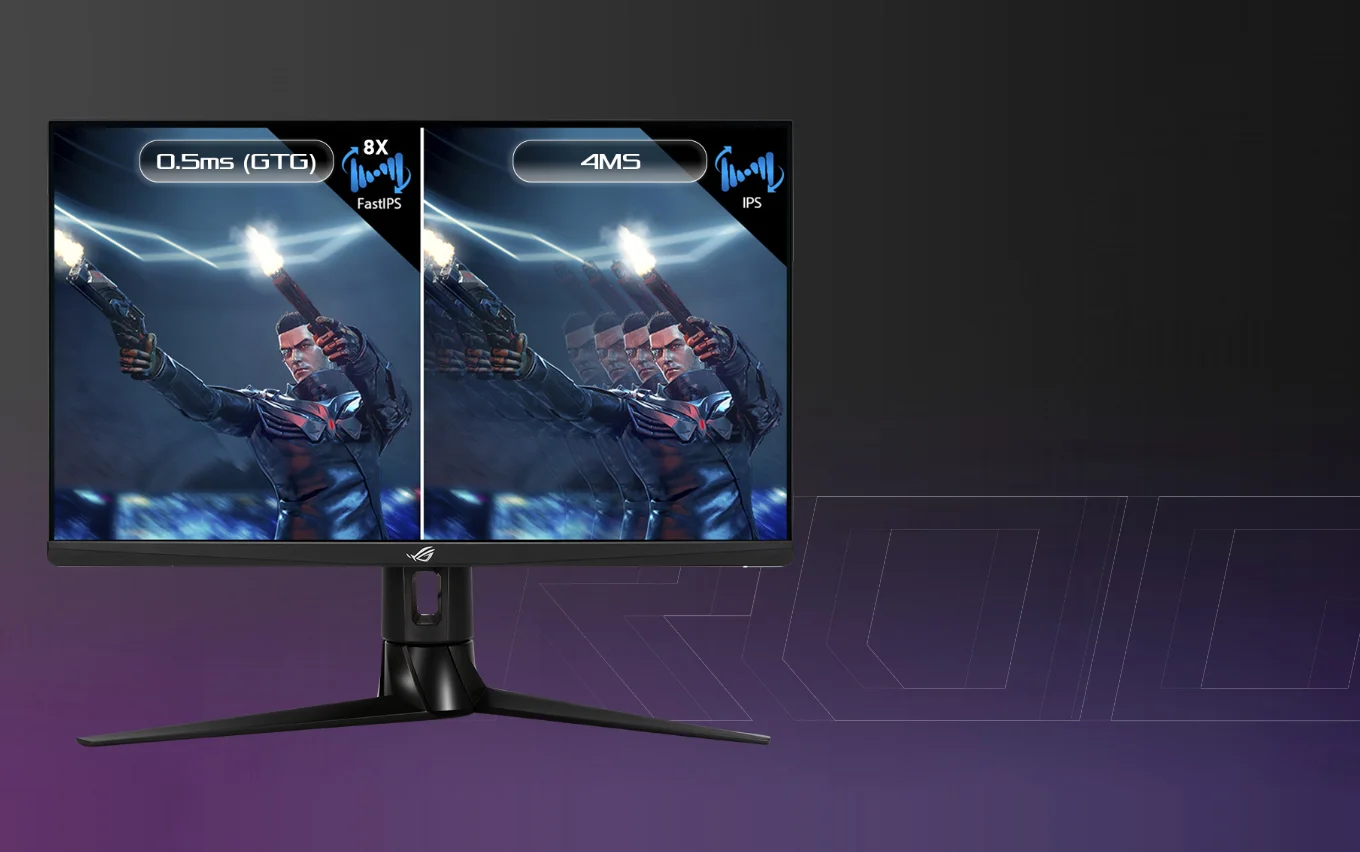 شاشة ألعاب Asus ROG Strix XG27AQM 27 إنش 2K Fast IPS، 270Hz، 0.5ms، HDR 400، متوافقة مع G-SYNC - Thumbnail 9
