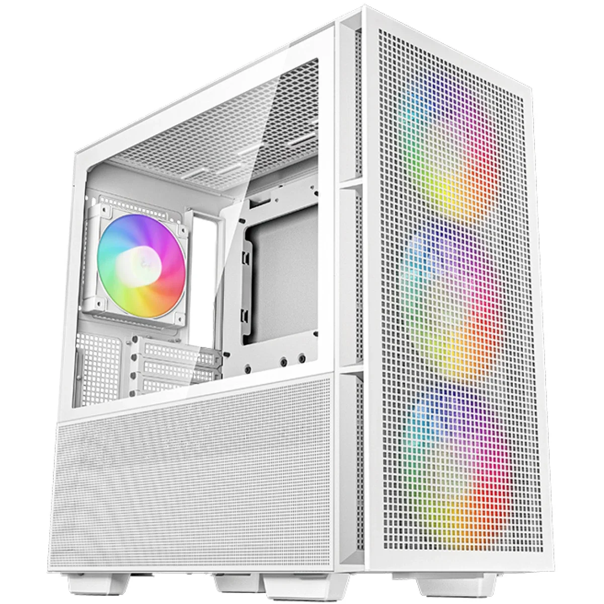 DeepCool CH560 Mid-Tower High-Airflow PC Case with 3x140mm + 1x120mm ARGB Fans - White - Image 1