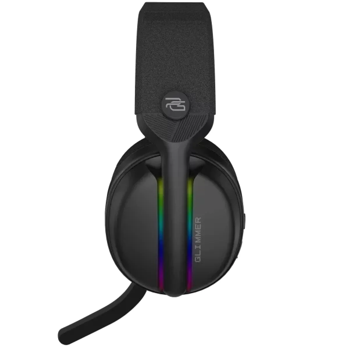 Proove Glimmer Dual-Wireless RGB Gaming Headset, Black/Purple (WHGL00022016) - Thumbnail 6