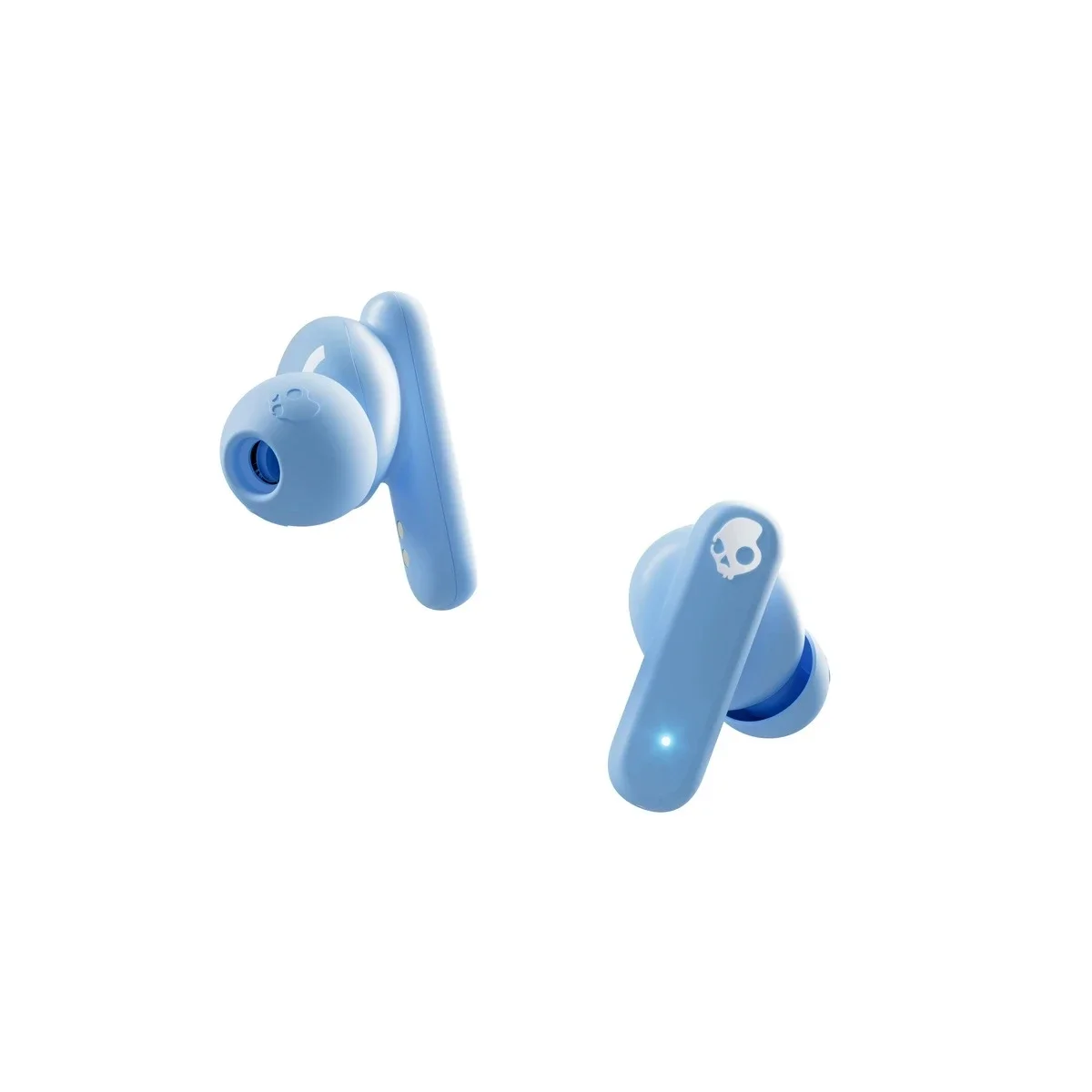 Skullcandy Smokin' Buds Wireless Bluetooth Earbuds, 20-Hour Battery, IPX4, Preppy Blue - Image 2