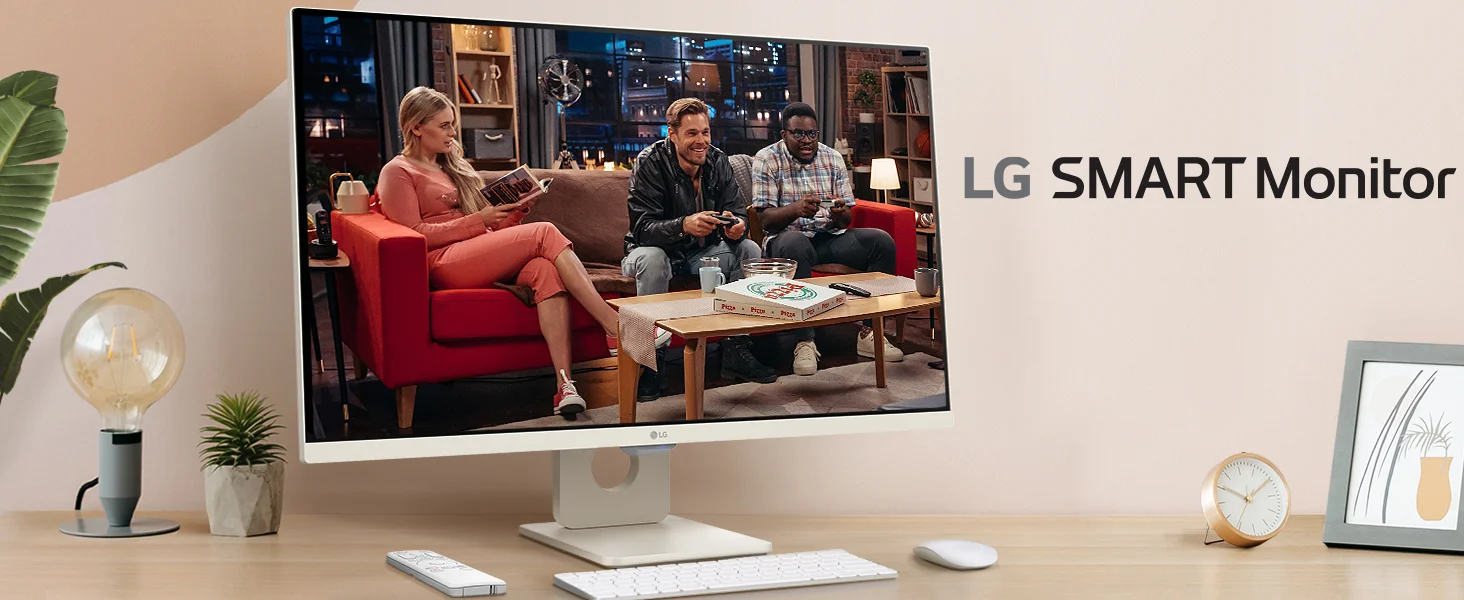 شاشة LG 25SR50F ذكية 25 إنش IPS بدقة Full HD مع webOS 23 وHDR10 وAirPlay 2 - أبيض - Image 7