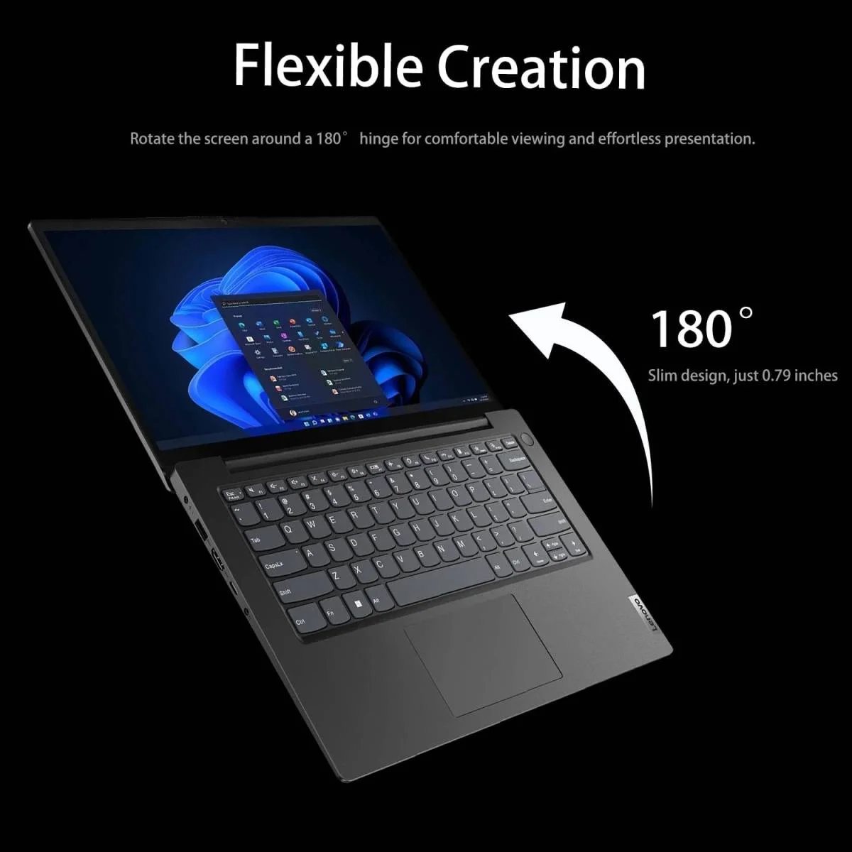 Lenovo V14 Gen 4 Laptop, Intel Core i7-13620H, 16GB DDR4, 512GB SSD, 14-inch FHD, Windows 11 Home - Thumbnail 4