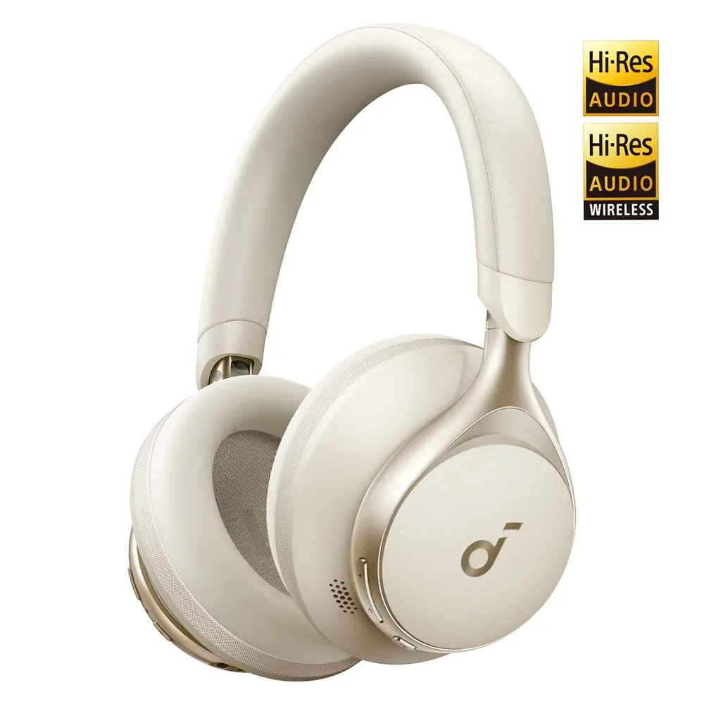 سماعات رأس Anker Soundcore Space One بلوتوث لاسلكية بإلغاء الضوضاء أبيض لاتيه كريمي A3035021 - Thumbnail 11