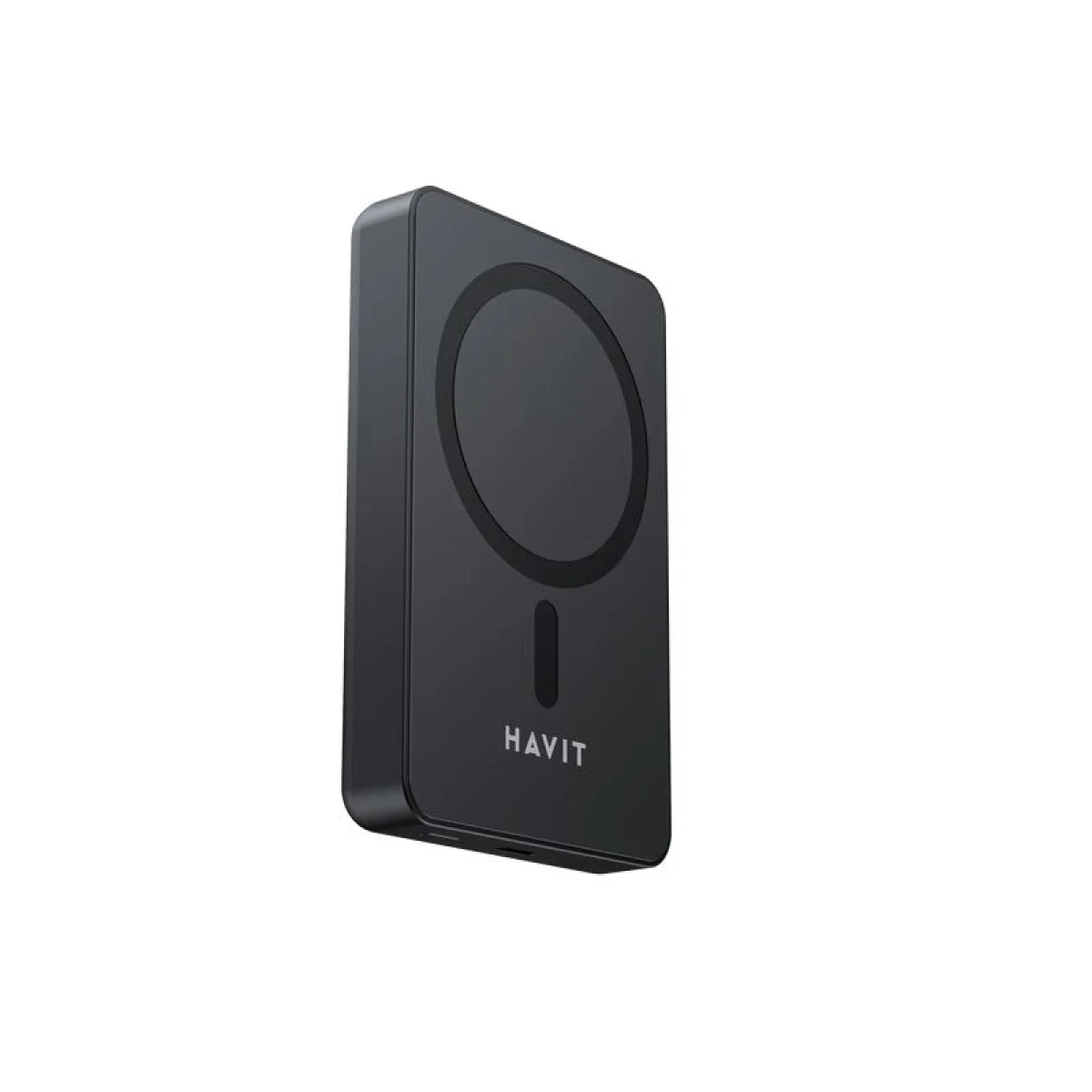 HAVIT PB5216 5000mAh Magnetic Wireless Power Bank 20W Black - Thumbnail 3