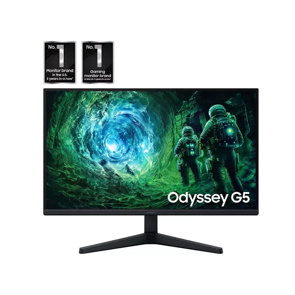 شاشة Samsung Odyssey G5 FG532 للألعاب 27 إنش مسطحة IPS 2K 200 هرتز 1 مللي ثانية LS38FG532 - Image 6