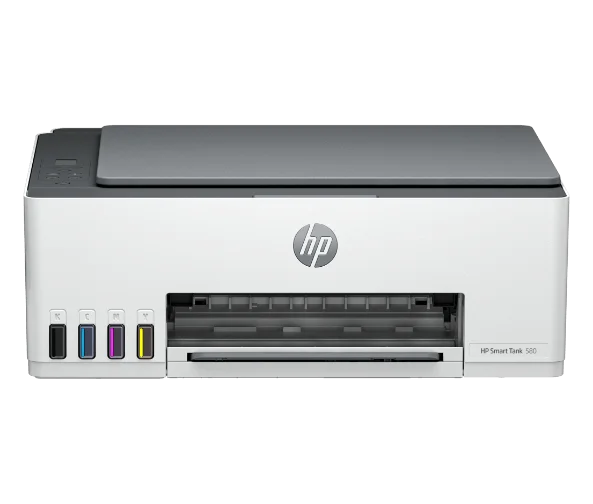 HP Smart Tank 580 All-in-One Color Inkjet Printer, Wi-Fi & Bluetooth, Up to 12,000 Black and 6,000 Color Pages - Thumbnail 6