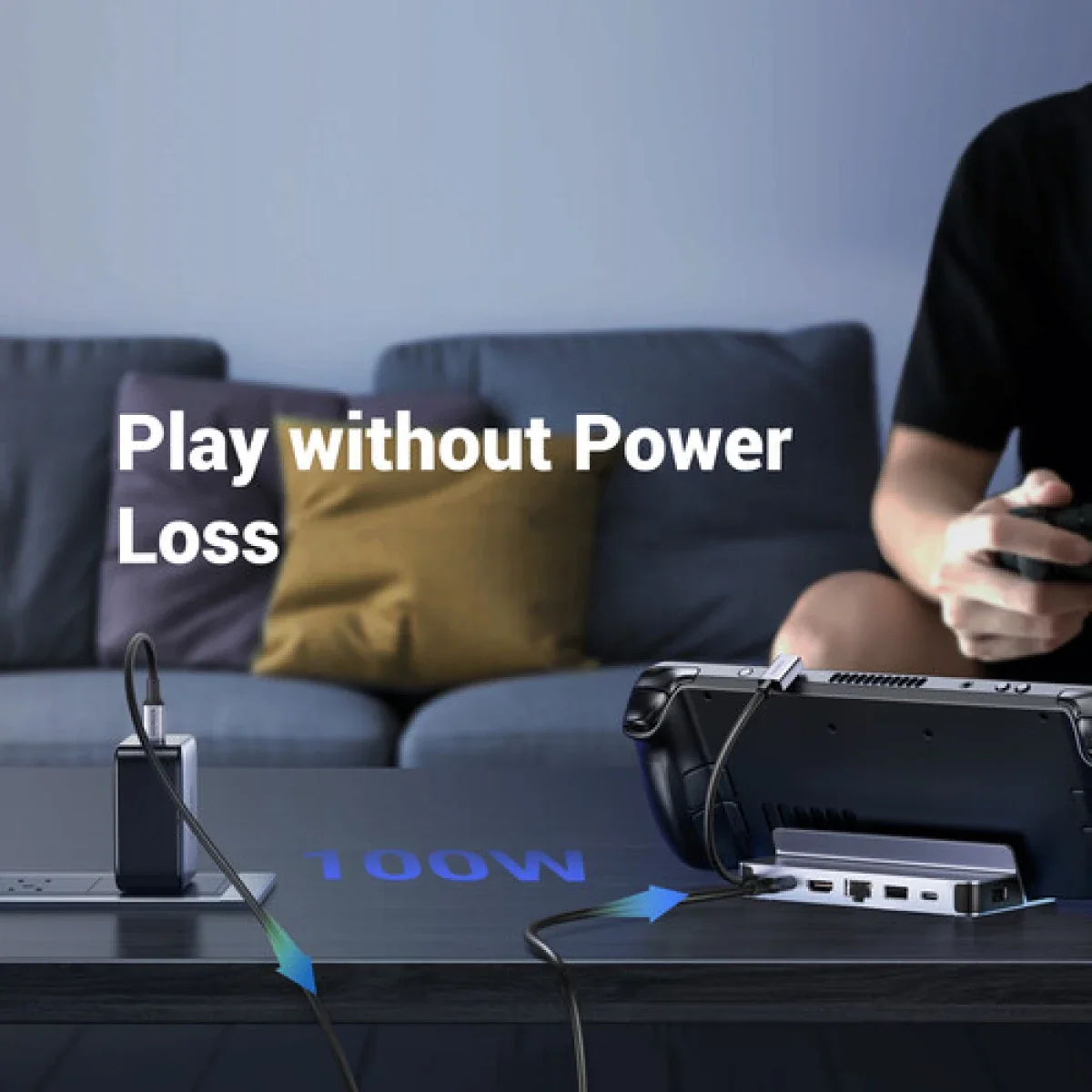 محطة إرساء Ugreen 15388 USB-C 6 في 1 مع HDMI بدقة 4K 60Hz وإيثرنت جيجابت وشحن PD بقوة 100 واط - Image 8