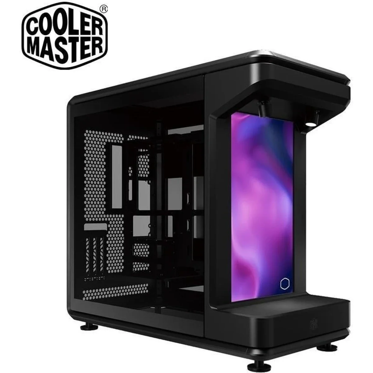 هيكل كمبيوتر Cooler Master MasterFrame 360 STAGE LCD مفتوح اطار ATX مع دعم كرت شاشه حتي 430 مم