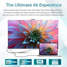 كابل HDMI صوت وفيديو 4K من Promate PROLINK4K1-300 بطول 3 متر أسود - Thumbnail 9