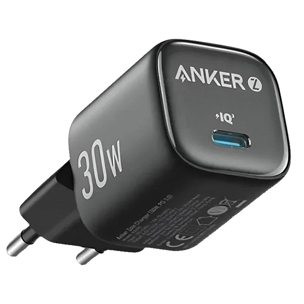 شاحن جداري Anker Zolo A2698L11 بقدرة 30 واط USB-C - أسود - Thumbnail 2