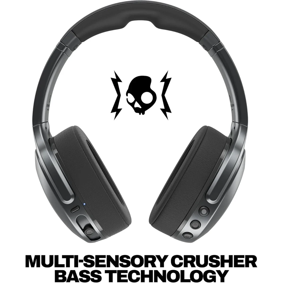 Skullcandy Crusher 540 Active Wireless Bluetooth Over-Ear Headphones, Coal - Thumbnail 2