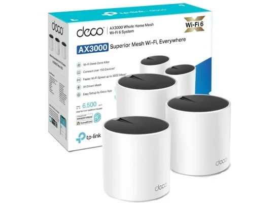 نظام شبكي TP-LINK Deco X55 AX3000 Wi-Fi 6 ثلاثي الوحدات بتغطية حتى 6500 قدم مربع - Image 8
