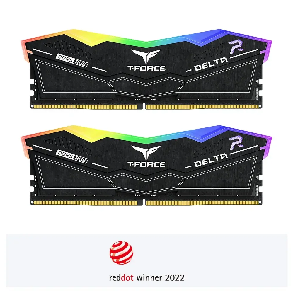 TEAMGROUP T-Force Delta 32GB (2x16GB) 6400MHz RGB DDR5 RAM