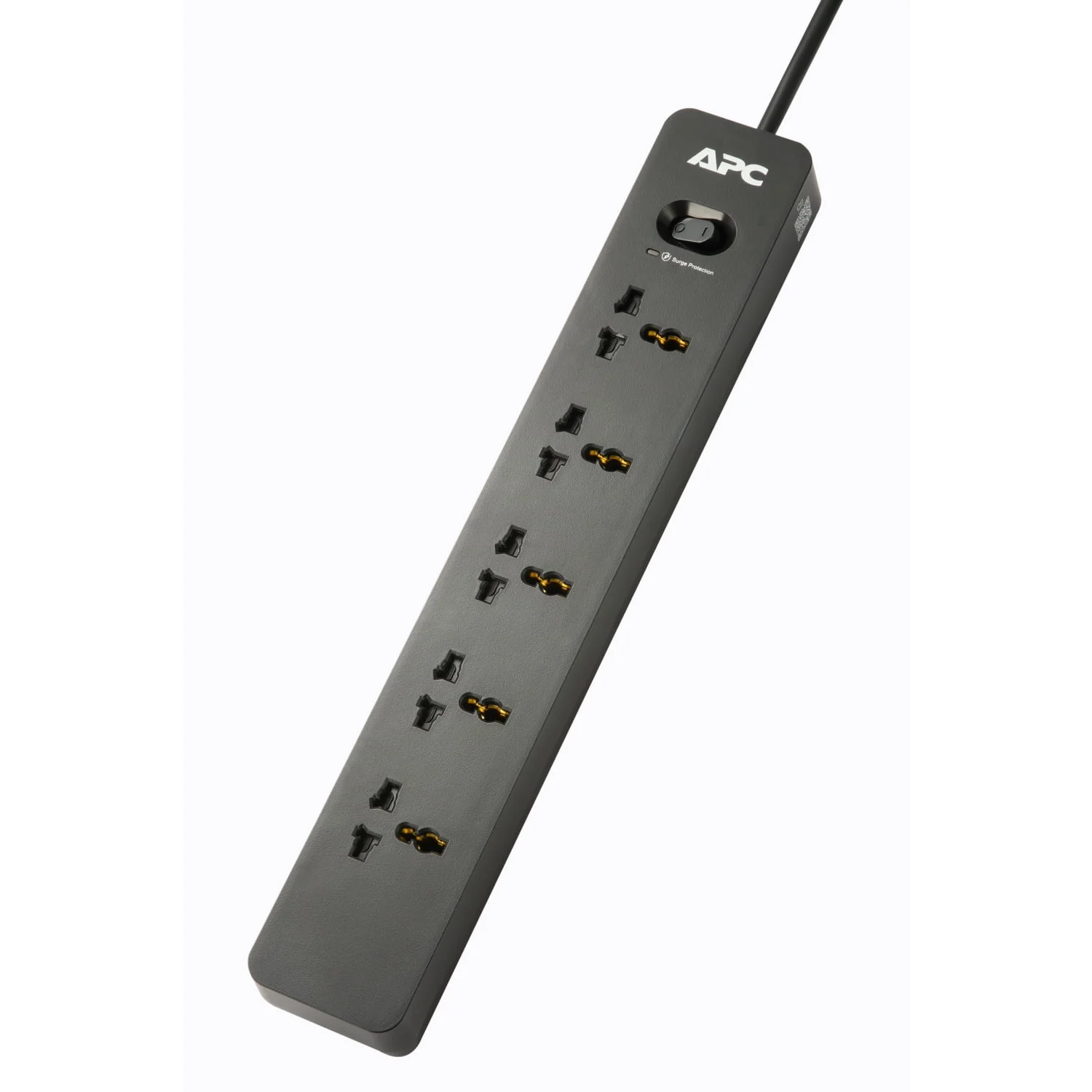 مشترك كهرباء APC PME5B-MS SurgeArrest Essential للحماية من ارتفاع الجهد، 5 مخارج عالمية
