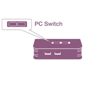 سويتش KVM USB بـ 2 منفذ TRENDnet TK-207K مع طقم كابلات - Image 10