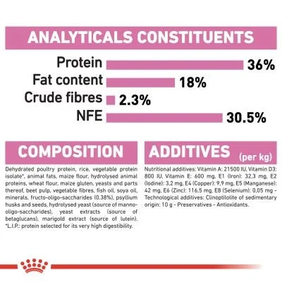 طعام قطط جاف Royal Canin Kitten Second Age 400 غرام - Thumbnail 2