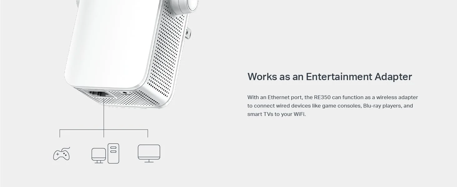 مقوي نطاق Wi-Fi TP-LINK RE305 AC1200 - Thumbnail 7